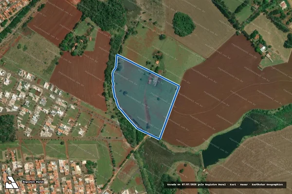 Imagem de satélite de Estância São Marcos - Estância São Marcos em Taquarituba - SP