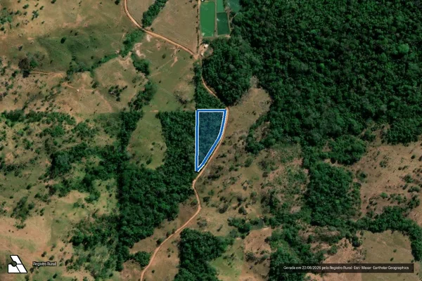 Imagem de satélite de LOTE RURAL Nº. 46, GL 04, ST P.A CACHOEIRA - Part. 01 em Espigão D'Oeste - RO
