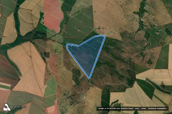 Imagem de satélite de FAZENDA BARREIRO - 16.135-A em Limeira do Oeste - MG