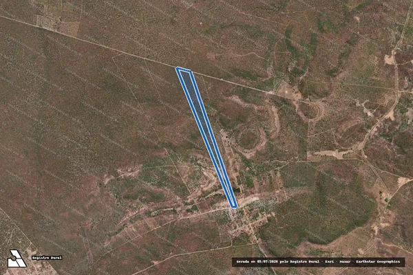 Imagem de satélite de ASSENTAMENTO SANTA MARIA - PARCELA 11 em Santo Inácio do Piauí - PI