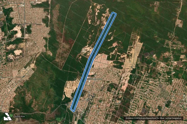 Imagem de satélite de Aroeira - PARTE 1 em Teresina - PI