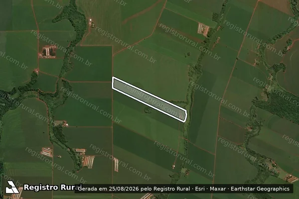Imagem de satélite de GLEBA ENCANTADO ? LOTE 223 - Parte 1 em Assis Chateaubriand - PR