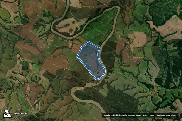 Imagem de satélite de FAZENDA TRANS MENDONÇA DO SALTO I - Parte 2 em Ariranha do Ivaí - PR