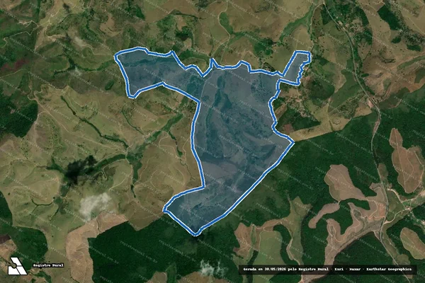 Imagem de satélite de FAZENDA PETROPOLIS - Parte 1 em Quipapá - PE