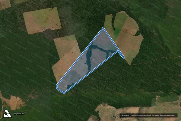 Imagem de satélite de FAZENDA VALE DO NATAL - Parte A em Juruena - MT