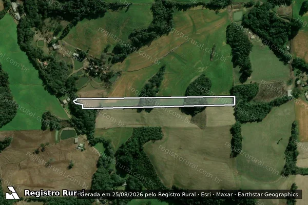 Imagem de satélite de PARTE DO LOTE RURAL Nº 32 - PARTE DO LOTE RURAL Nº 32-F em Erechim - RS