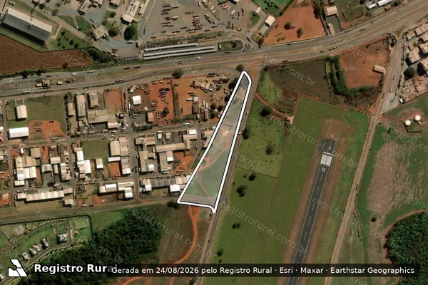 Imagem de satélite de FAZENDA SÃO TOMAZ LUGAR ABÓBORA, RECANTO DO NELORE - Gleba I em Rio Verde - GO