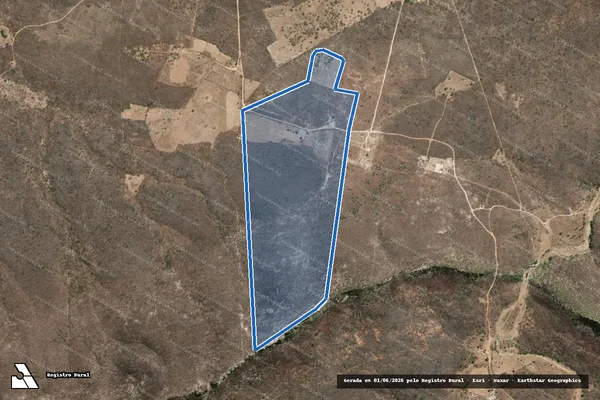 Imagem de satélite de FAZENDA CASA NOVA DA DATA POÇÕES - Parte 1 em Dom Inocêncio - PI