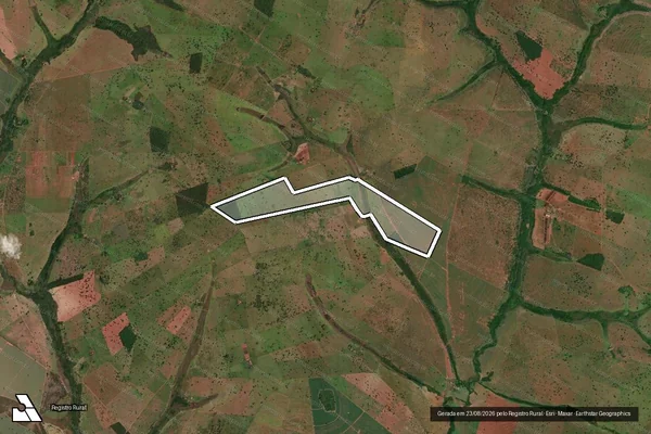 Imagem de satélite de FAZENDA LAGEADO - Parcela 1 em Campina Verde - MG