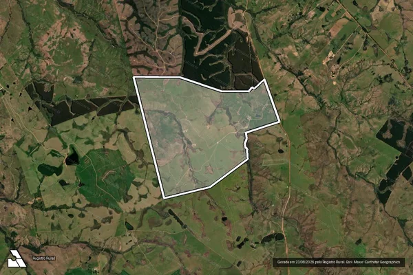 Imagem de satélite de Fazenda Marco de Fé em São Gabriel - RS