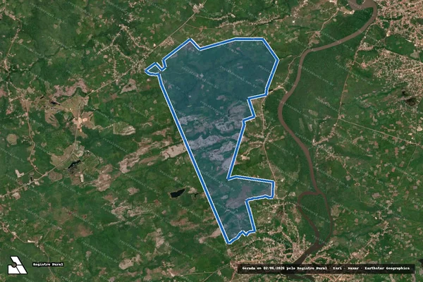 Imagem de satélite de FAZENDA BOM DIM em Presidente Juscelino - MA