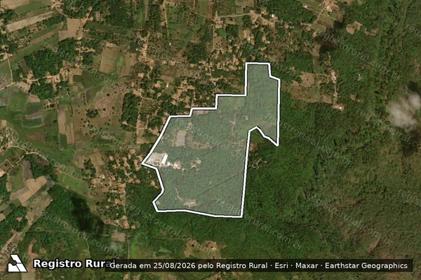 Imagem de satélite de FAZENDA PENHA - Matricla 265/842 em São Benedito - CE