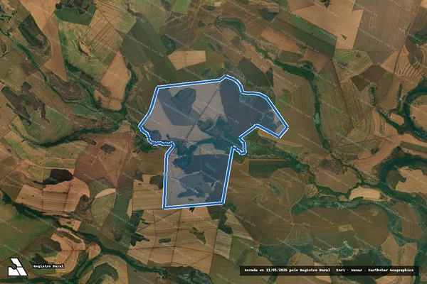 Imagem de satélite de FAZENDA BOA VISTA - Parte 1 em Itumbiara - GO