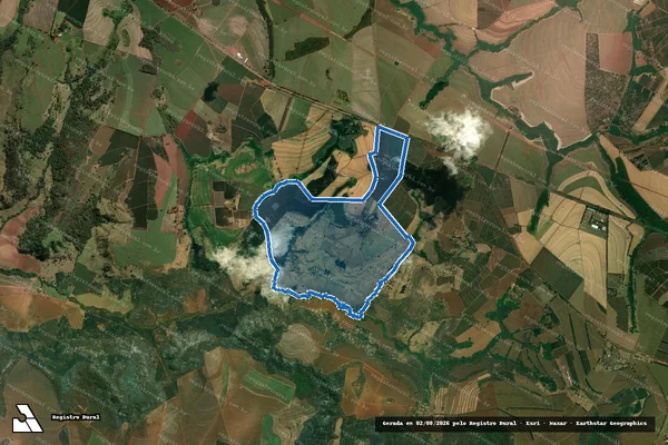 Imagem de satélite de Fazenda Guanabara - Gleba C em Altinópolis - SP