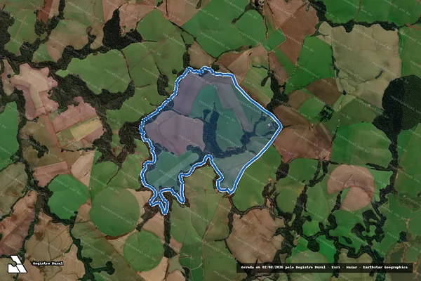 Imagem de satélite de Parte Integrante da Fazenda Cambará em Cruz Alta - RS