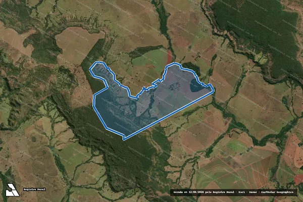 Imagem de satélite de FAZENDA SAO JOSE REGIAO ALEGRE em Quirinópolis - GO