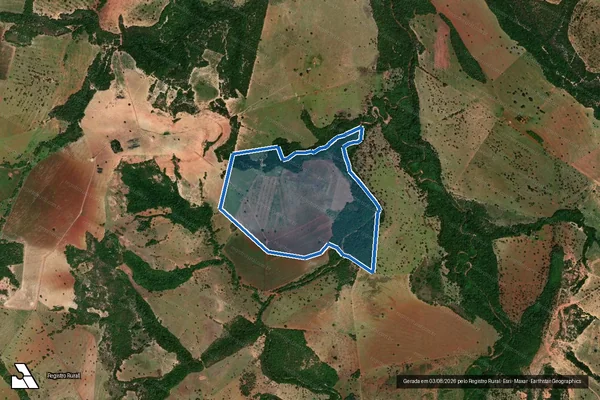 Imagem de satélite de Fazenda Alto Paraíso - Parte 1 em Caiapônia - GO