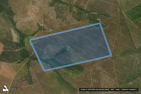 Imagem de satélite de Fazenda Panela de Barro - Matricula 19398 em Araguaína - TO