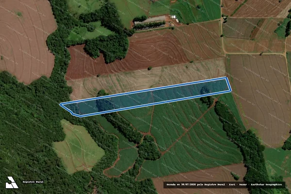 Imagem de satélite de Lote n°370-A - Parte 1 em Cambira - PR