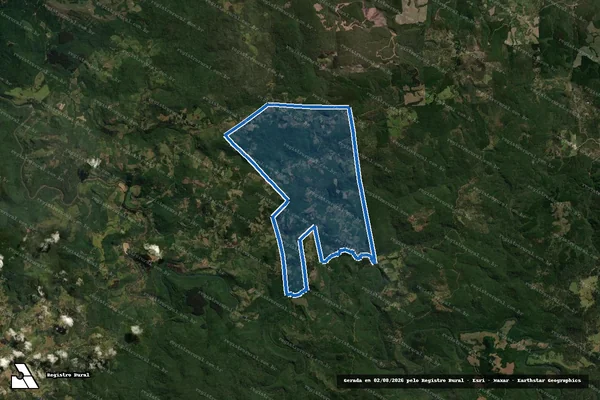 Imagem de satélite de PERIMETRO TOTAL - PROJETO DE ASSENTAMENTO SANTA BARBARA - PERIMETRO TOTAL em Bituruna - PR