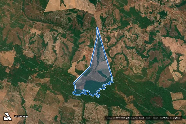 Imagem de satélite de FAZENDA REMANSO DO TUCUM - Lote 05-Parte Loteamento Araguacema 5ª Etapa em Dois Irmãos do Tocantins - TO