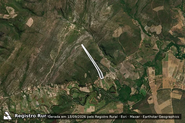 Imagem de satélite de FAZENDA FRANCISCA / GLEBA "A"