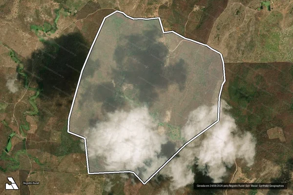 Imagem de satélite de FAZENDA SÍTIO FUNDÃO - Parte 1 em Pedra Branca - CE