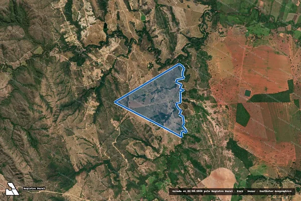 Imagem de satélite de FAZENDA CAPÃO DO ARROZ - Parte 1 em Unaí - MG