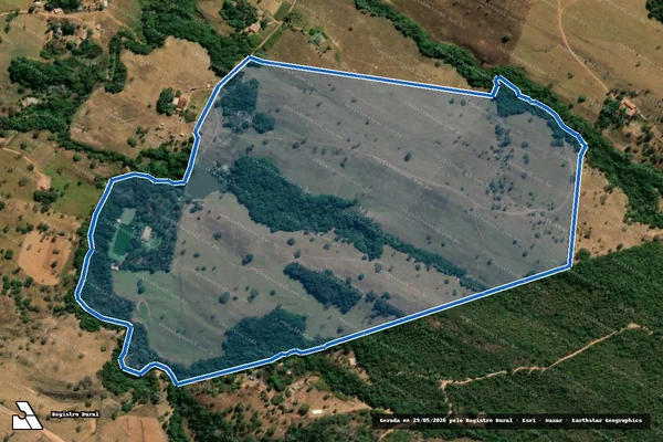 Imagem de satélite de FAZENDA SÃO TOMÉ - Parcela 1 em Alexânia - GO