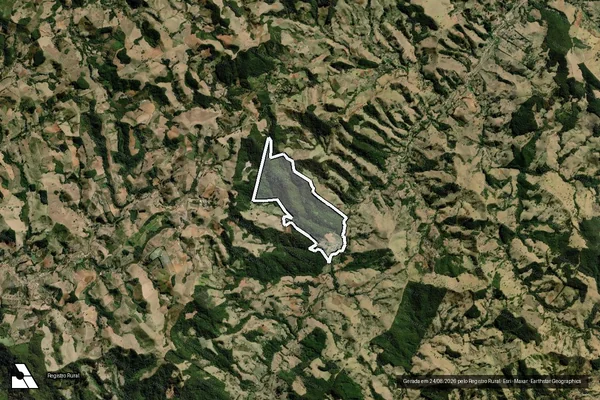 Imagem de satélite de FAZENDA MONTE ALEGRE - Parte 1 em Maria da Fé - MG