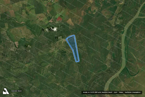 Imagem de satélite de Fazenda Mamoeiro - Parte2 em Corumbá - MS