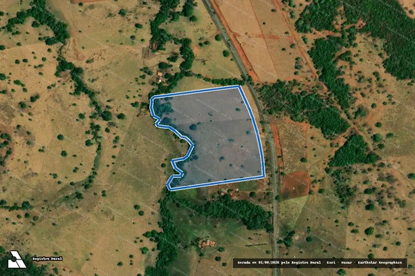 Imagem de satélite de FAZENDA FURADO BONITO - FAZENDA FURADO BONITO em Iporá - GO