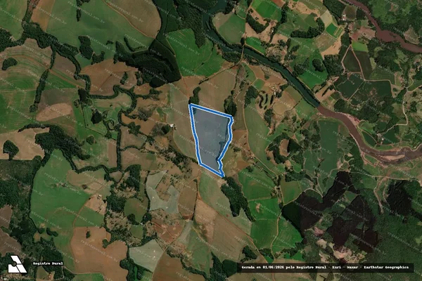 Imagem de satélite de PARTE ?08? DO QUINHÃO 38-R ? FAZENDA MORAES - Parte 1 em Clevelândia - PR