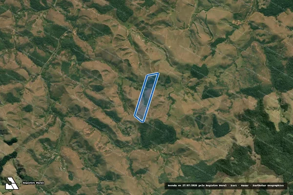 Imagem de satélite de Sítio Vista Alegre - Gleba 02 em Valença - RJ