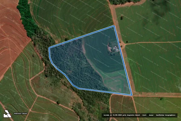 Imagem de satélite de Fazenda Celeiro - Parte 2 em Caarapó - MS