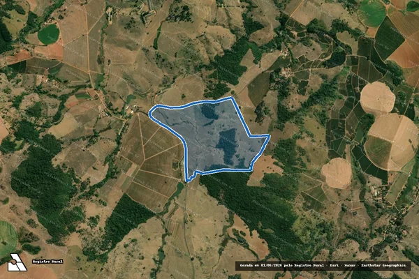 Imagem de satélite de Fazenda Canaã - Fazenda Canaã em São José do Rio Pardo - SP