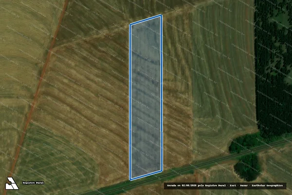 Imagem de satélite de Lote Rural n° 06, da Gleba n° 05, do Imóvel Rio Azul Piqueroby - Lote Rural n° 06, da Gleba n° 05, do Imóvel Rio Azul Piqueroby em Palotina - PR