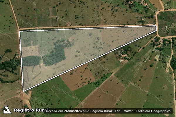 Imagem de satélite de P.A.ANTÔNIO CONSELHEIRO/Lote 507 - Parte 1 em Tangará da Serra - MT
