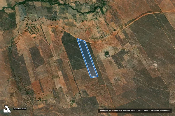 Imagem de satélite de Fazenda Boa Esperança - Fazenda Boa Esperança - Gleba 05 em Manga - MG