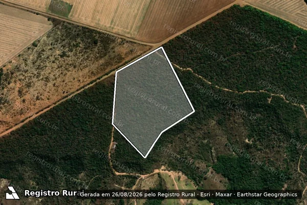 Imagem de satélite de FAZENDA SÃO BENTO - 001 em Cabeceira Grande - MG