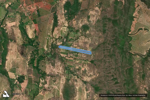 Imagem de satélite de FAZENDA PICO / G8 - GLEBA 8 em Unaí - MG