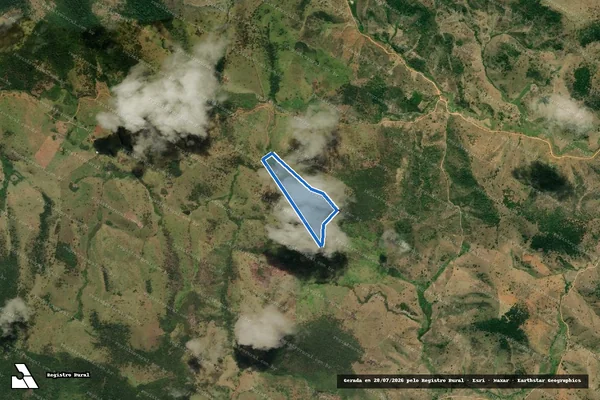 Imagem de satélite de FAZENDA BOA SORTE ESTÂNCIA CLARA - Parte 3 em Palmópolis - MG