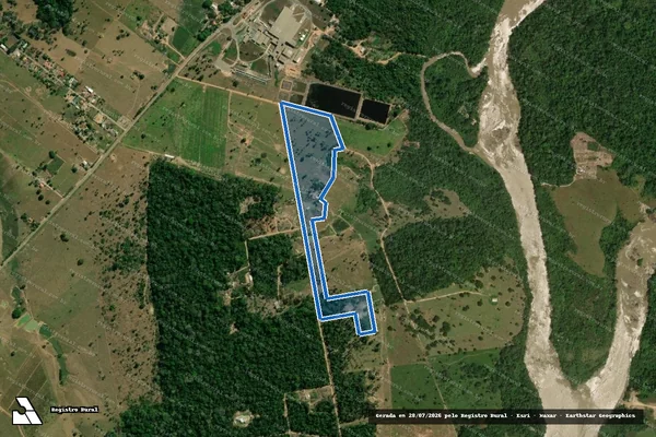 Imagem de satélite de LOTE 210 J-REM, GL G, ST 06, GLEBA LOTE DE TERRAS PYRINEOS - LOTE 210 J-REM, GL G, ST 06, GLEBA LOTE DE TERRAS PYRINEOS em Ji-Paraná - RO