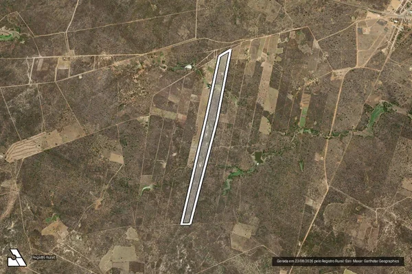Imagem de satélite de FAZENDA UNIAO ? LOTE 412 - AREA 14 em Lagoa Grande - PE