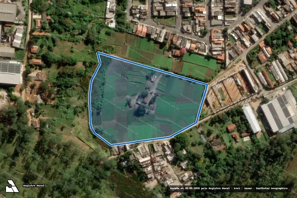Imagem de satélite de Granja Hashimoto - Granja Hashimoto em Arujá - SP
