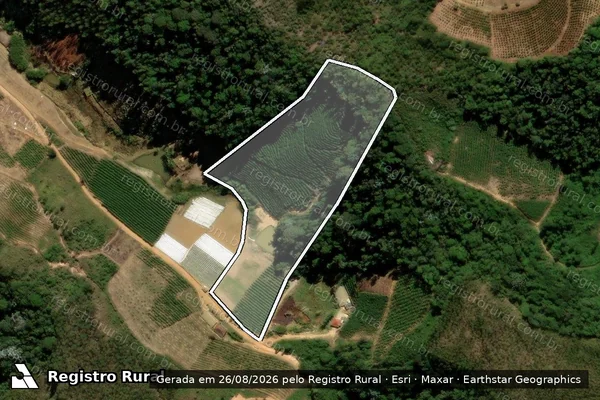 Imagem de satélite de SÍTIO DO RECANTO - Gleba 05 em Domingos Martins - ES