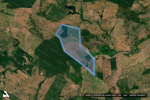 Imagem de satélite de FAZENDA MARAJÁ - PARTE 1 em Buritirana - MA