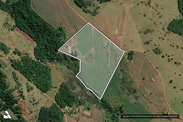 Imagem de satélite de P. A. COMPANHEIRO KENO em Jacarezinho - PR
