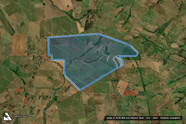 Imagem de satélite de Fazenda Santa Carmem em Presidente Venceslau - SP