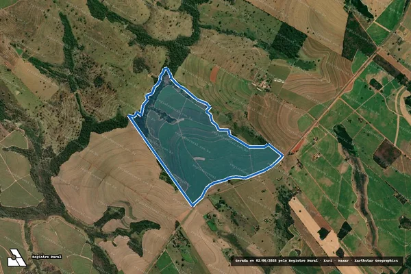 Imagem de satélite de FAZENDA SANTA CECILIA - Parte 1 em Gastão Vidigal - SP